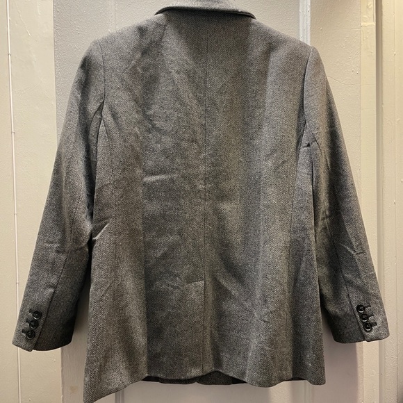 NWT Banana Republic Factory Herringbone Wool Blazer, 8P - Picture 7 of 10